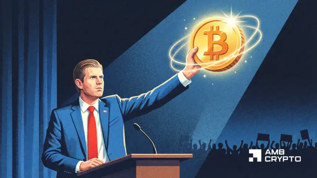 ‘We increased BTC stash by 58%’-Eric Trump denies driving American Bitcoin shareholders to $500M loss