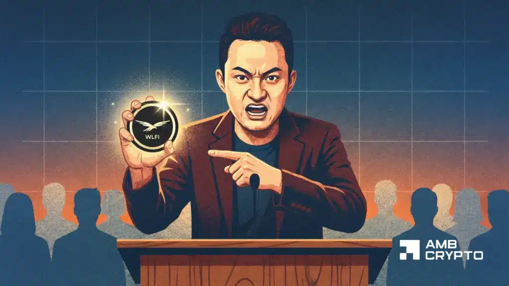 ‘Not voting, this is coercion’ – TRON's Justin Sun slams WLFI proposal