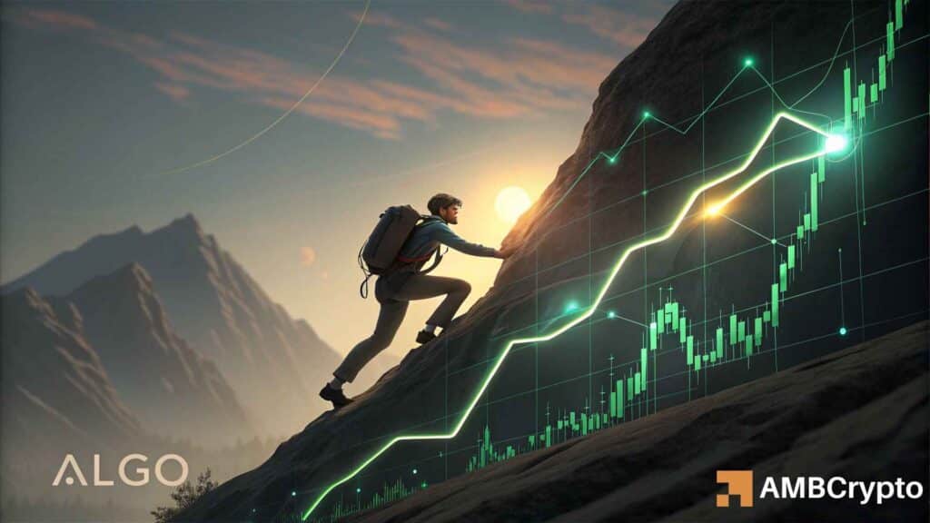 Algorand spikes 17% - Will resistance cap ALGO's upside at $0.11?