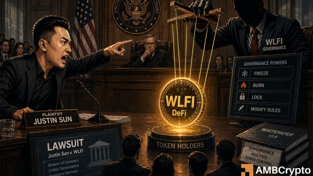 Justin Sun files lawsuit against WLFI, shifting focus to DeFi governance flaws
