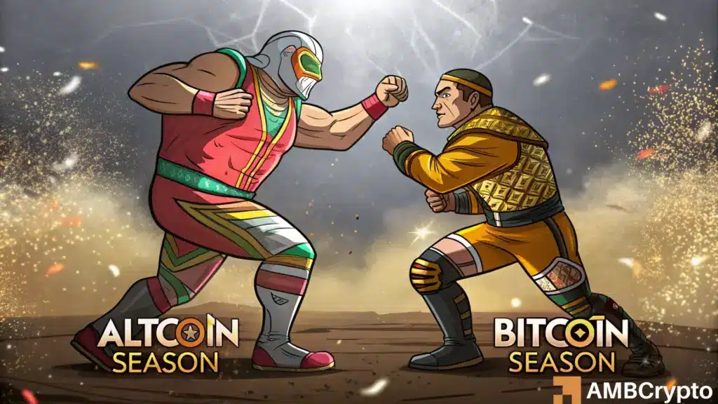 altcoin index sits at 39