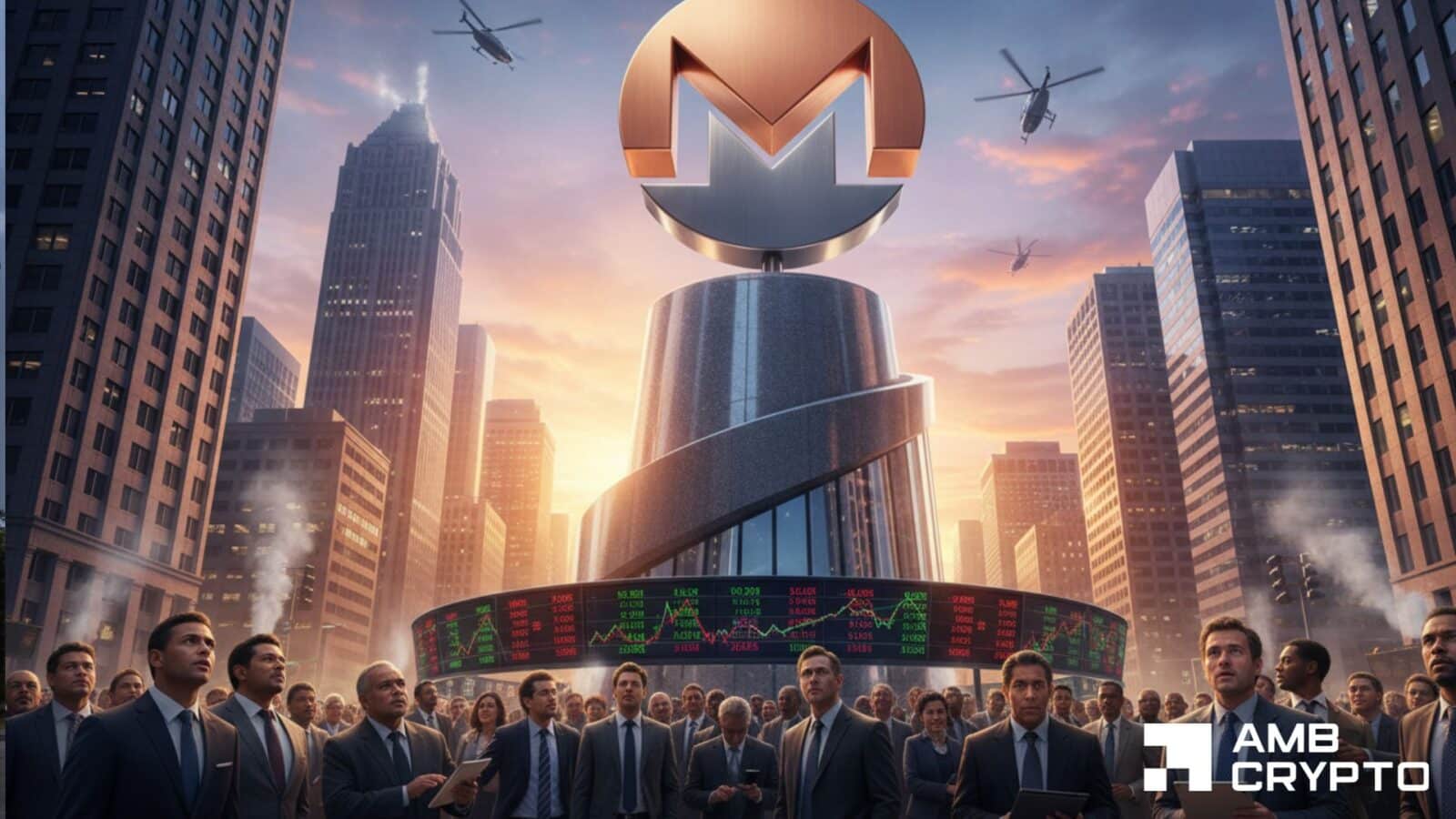 Monero rose more than 15% in 24 hours, with net inflows into exchanges increasing in tandem.