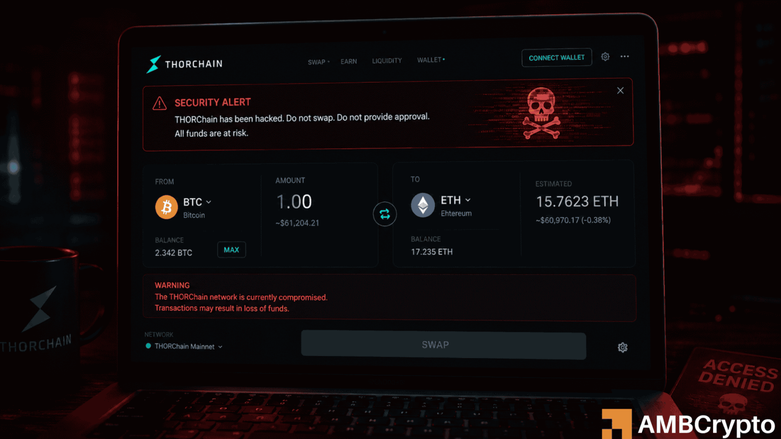 THORChain resumes trading after $10.7M exploit, unveils Monero swap roadmap
