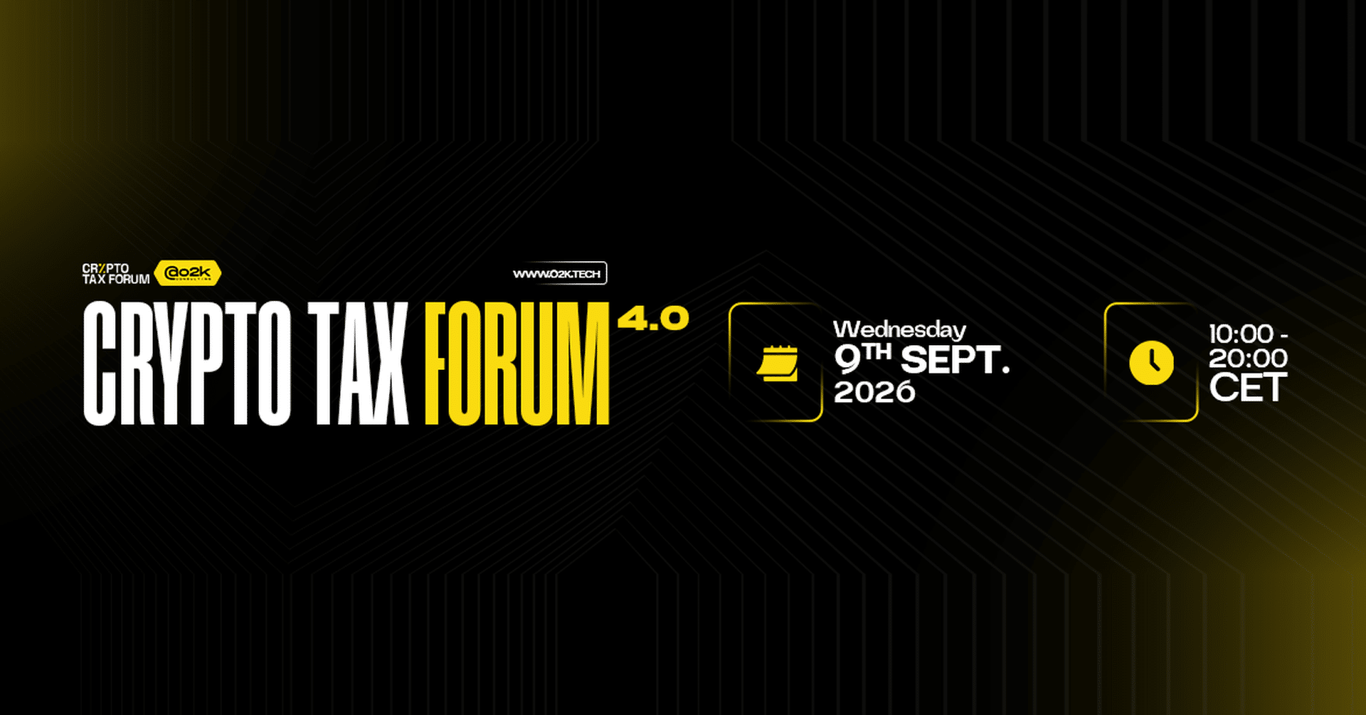 Crypto Tax Forum 2026 gives you a chance to join the future of crypto taxation!