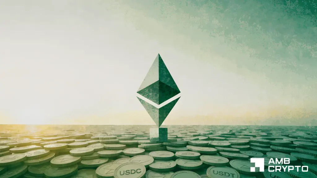 ETH dominates stablecoin supply