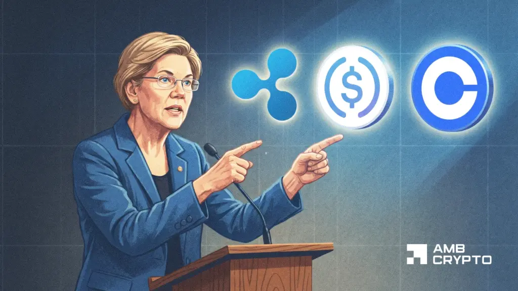 Lobby group challenges Sen. Warren over crypto bank charter approvals