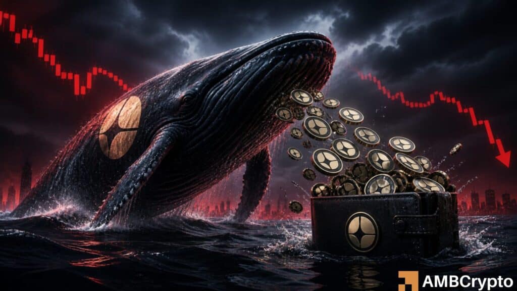 Whale moves $3.25 mln ASTER: Is another sell-off about to start?