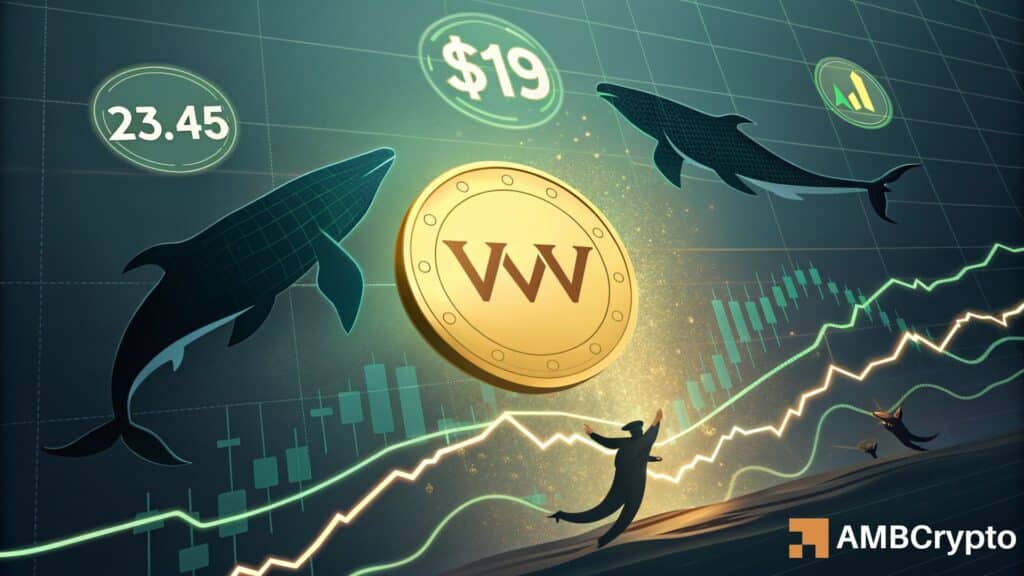 VVV tests $19 resistance: Will whale accumulation lead to a potential breakout?