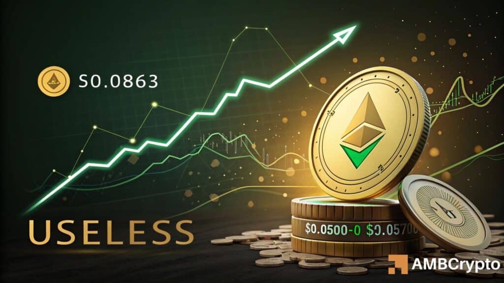 USELESS Price Eyes $0.0863
