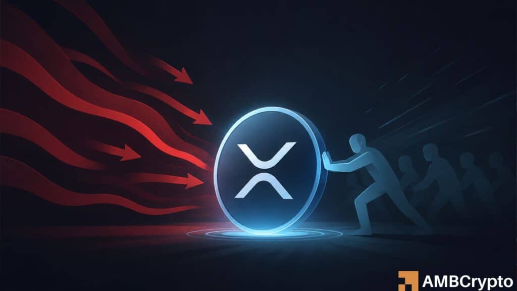 XRP absorbs heavier sell pressure than April while buyers stabilize short-term momentum