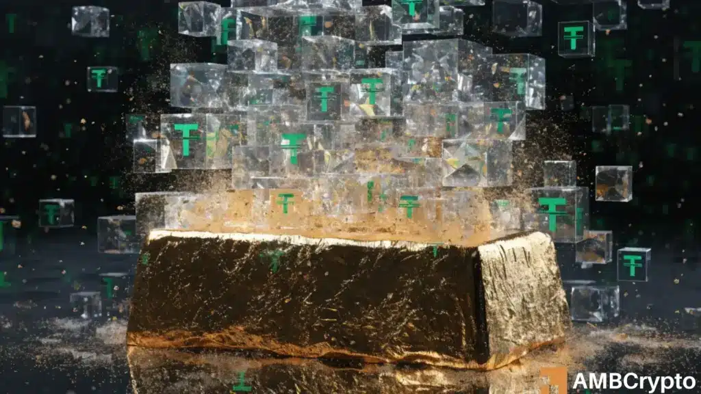 Tether Gold Reserves Surge 36% as Investors Pivot to Blockchain-Based Physical Assets