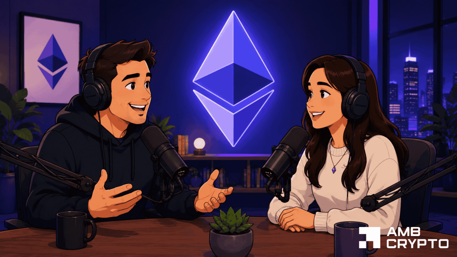 Ryan Adams, David Hoffman clash over whether Ethereum growth benefits ETH