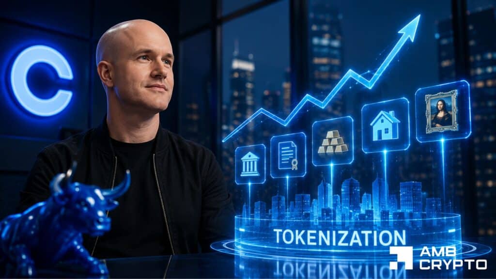 Coinbase CEO tokenization