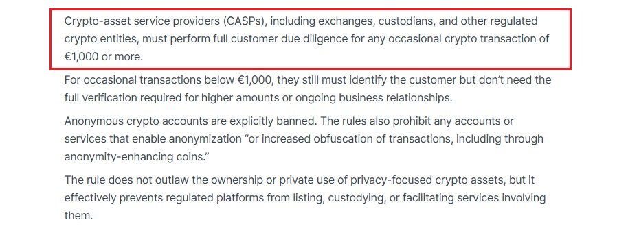 EU crypto AML laws