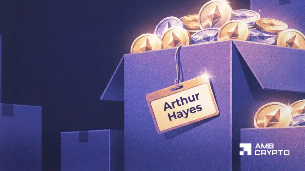 Arthur Hayes-linked address receives 1,400 ETH from a CEX : Details