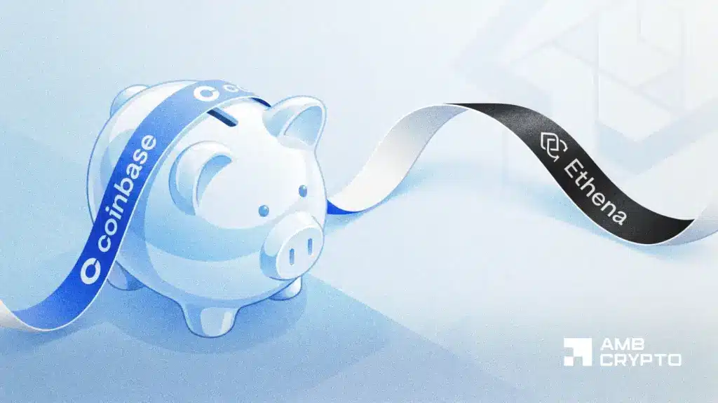 Ethena's USDe will be 'available for Coinbase's 100m+ user base' next week - ENA jumps 28%