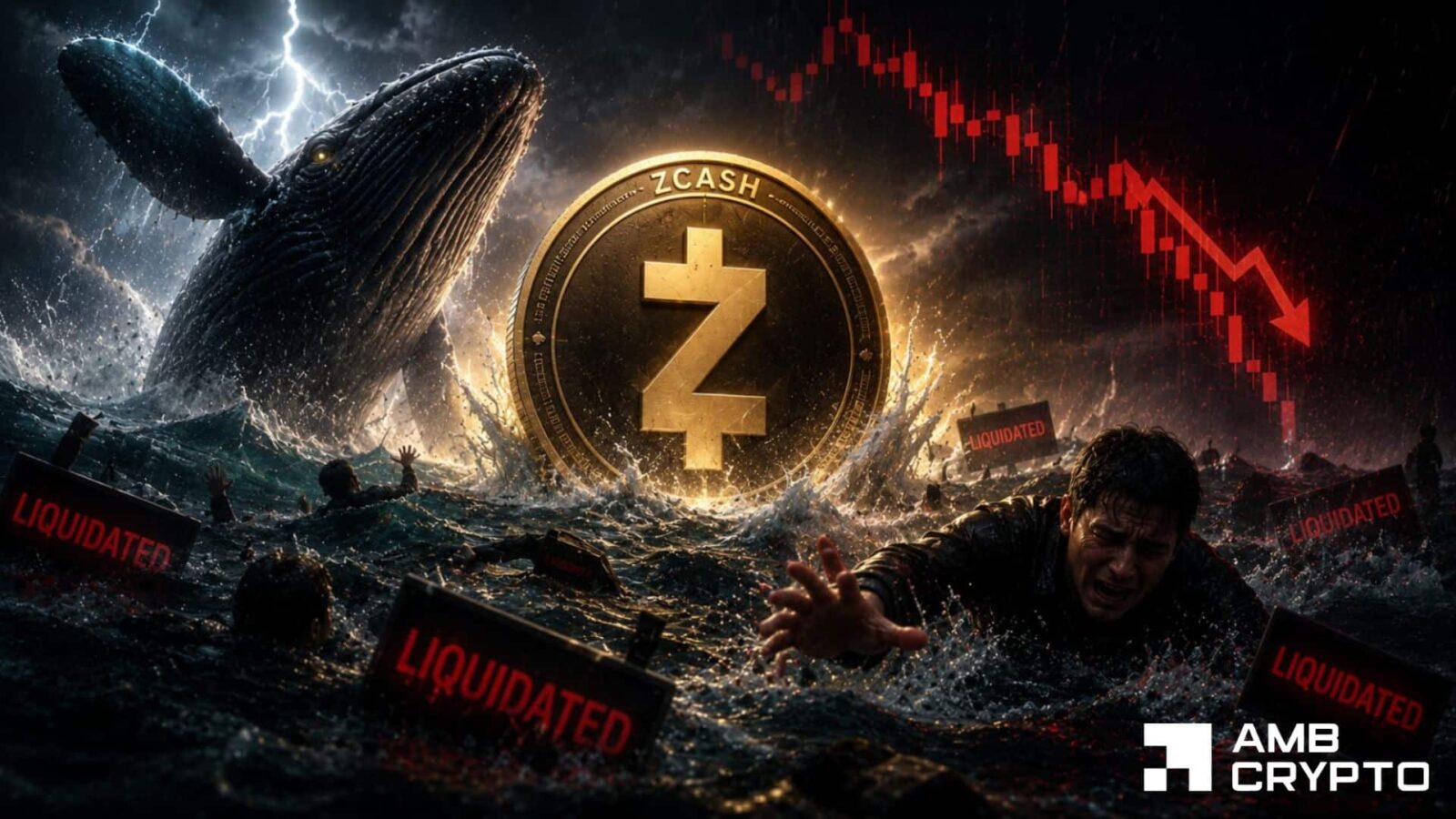 Zcash whale bleeds $3.8 mln - But ZEC bulls still charge toward $600