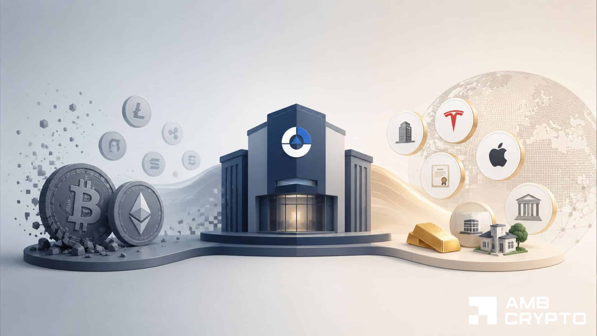 Crypto spot volumes sinks as exchanges expand into stocks and RWAs