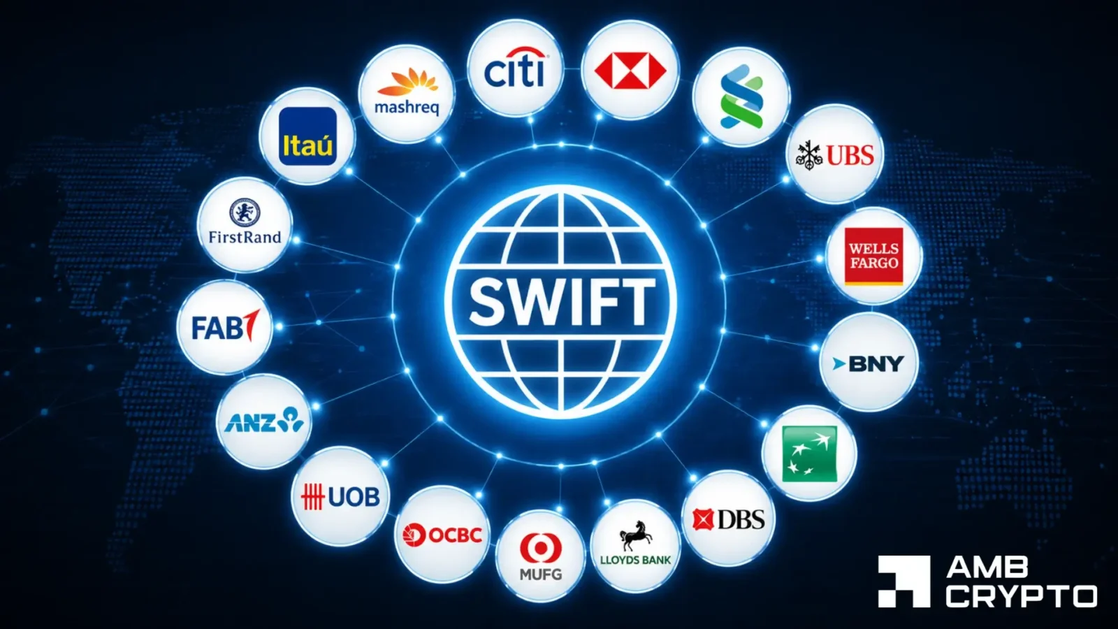 Swift readies blockchain ledger for live tokenized payment pilots with 17 global banks