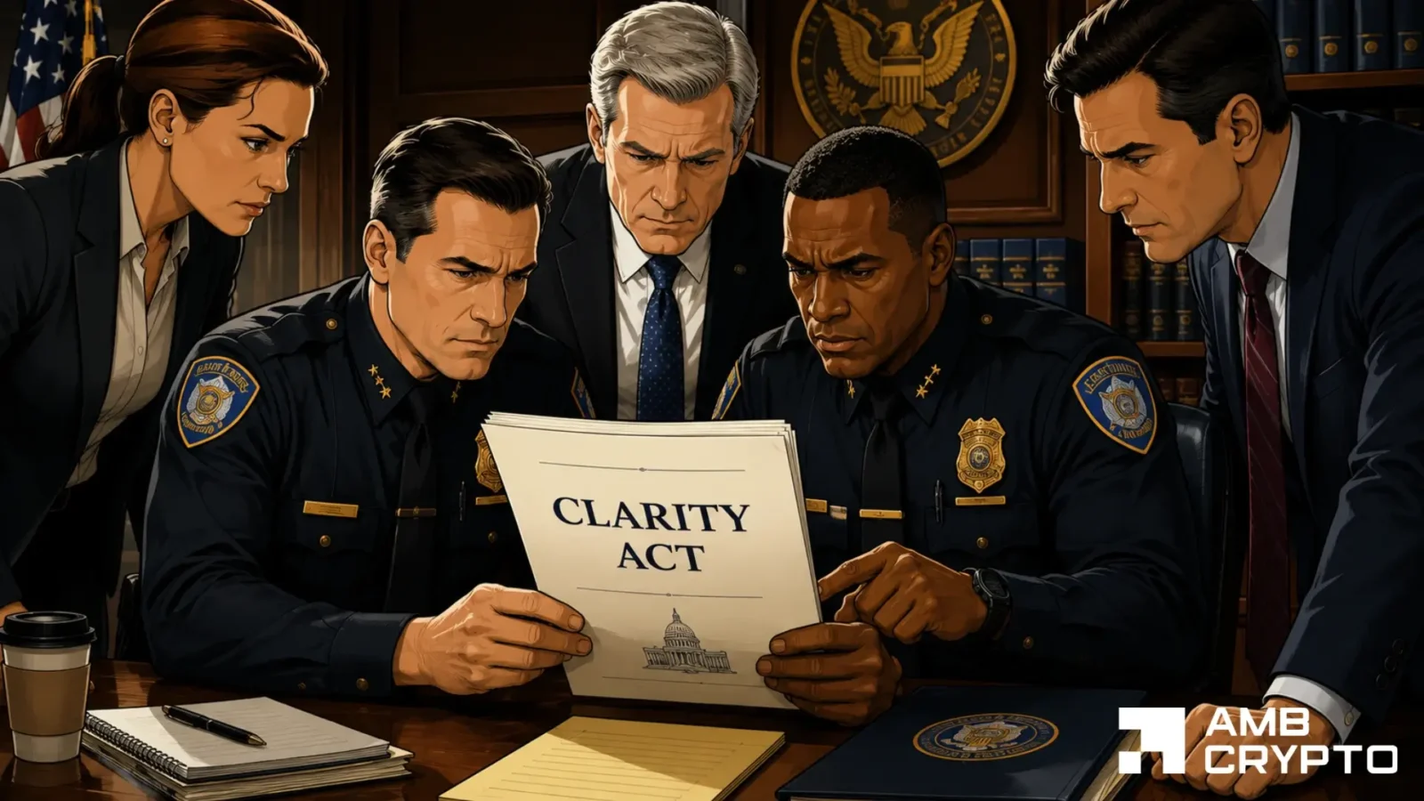 Police group, crypto association back revised CLARITY Act as support broadens
