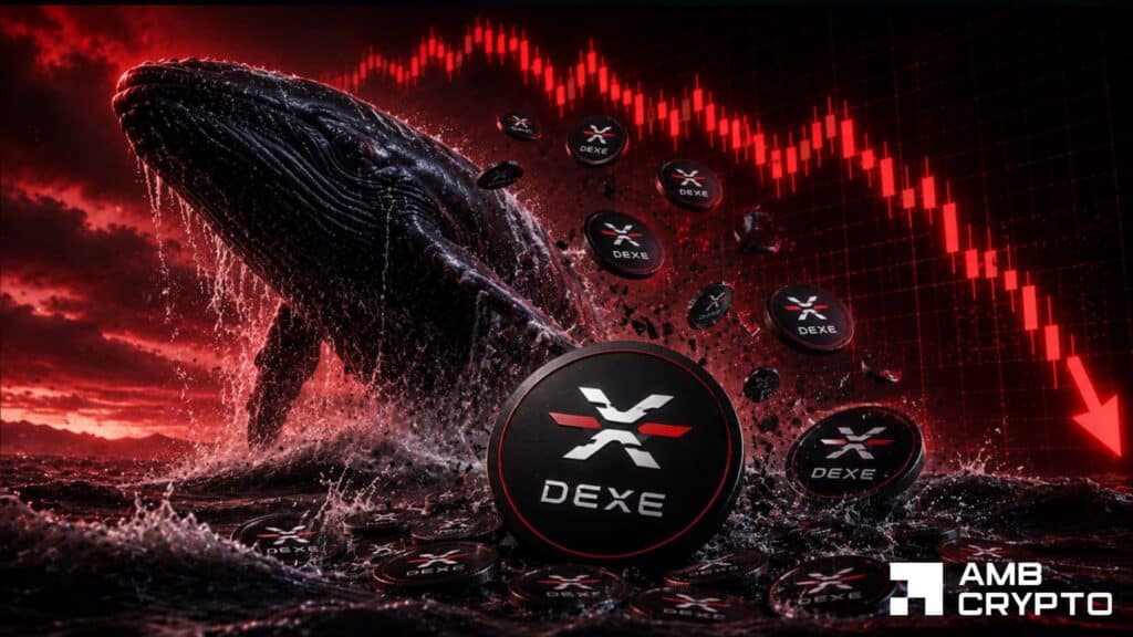 DEXE Slides 9%, Amid Intense Whale Selling Pressure: Can Bulls Hold On?