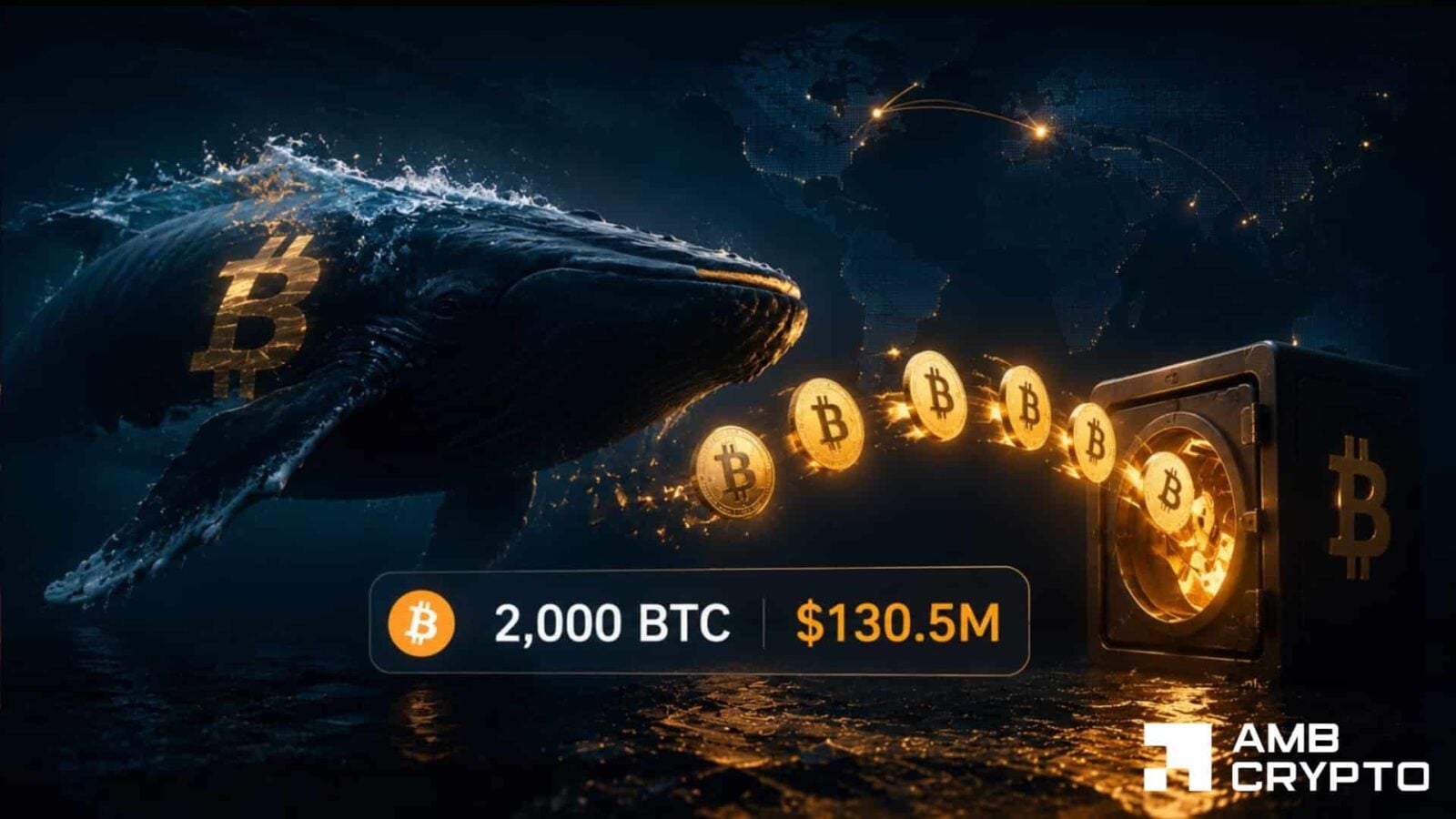 Bitcoin Whale Moves 2000 BTC Worth $130M: Any Impact on Price?