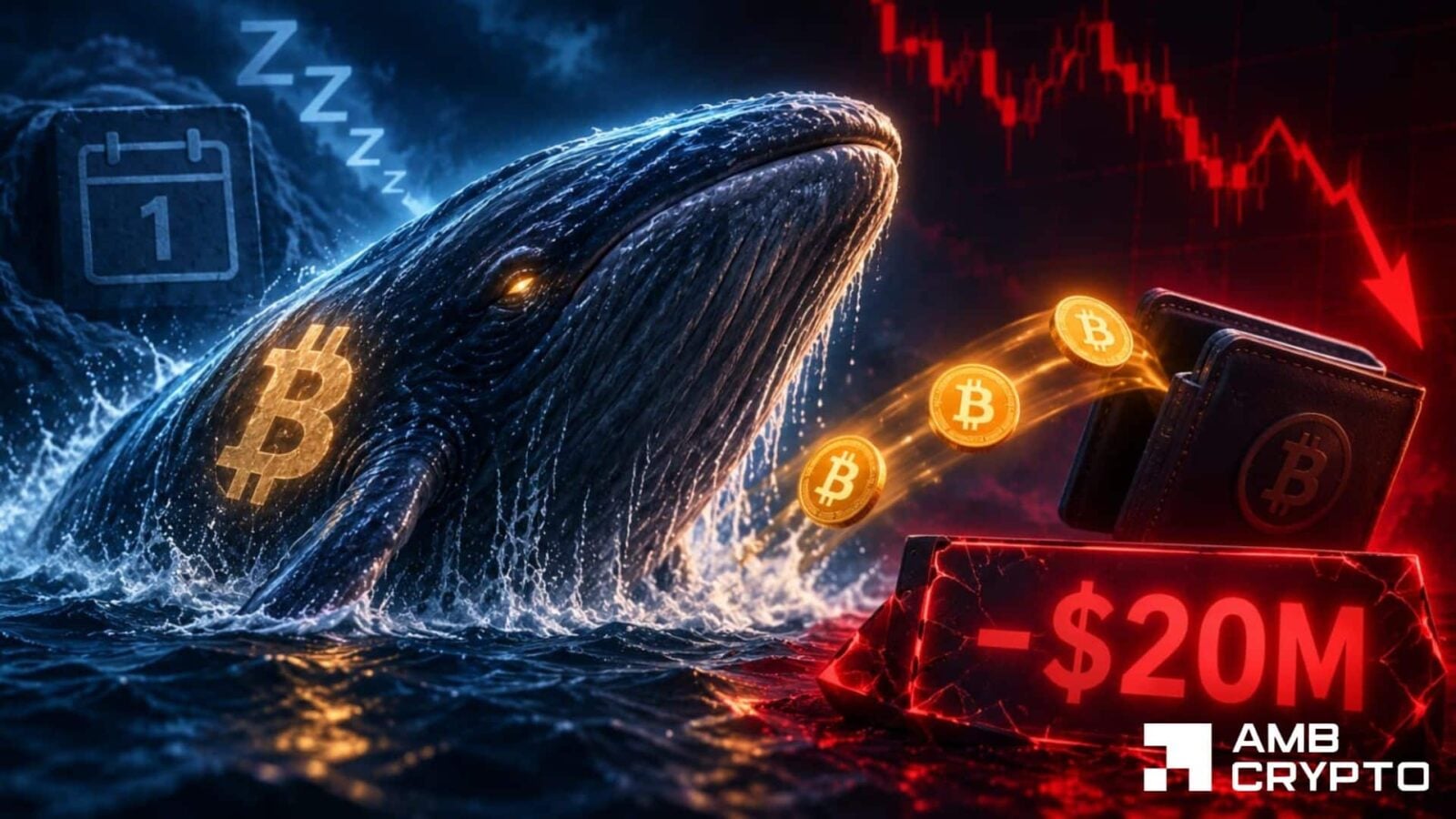 Bitcoin Whale Ends Year Long Wait With $39M Sale, Taking a $20M Loss