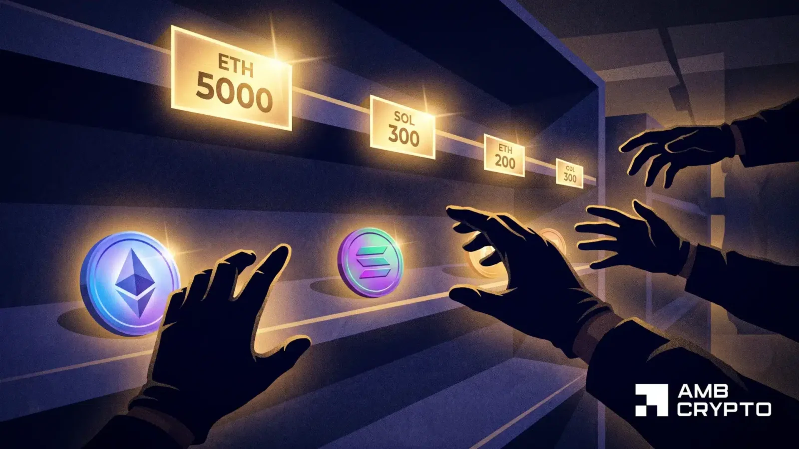 ETH and SOL could be getting scarcer.