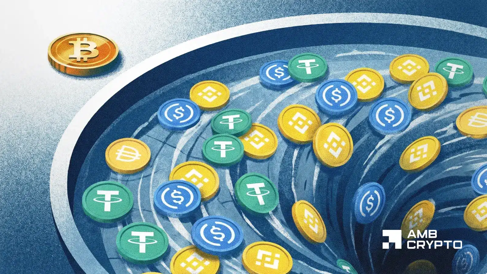 $16B stablecoin outflow vs 10,883 BTC demand: What’s really happening?