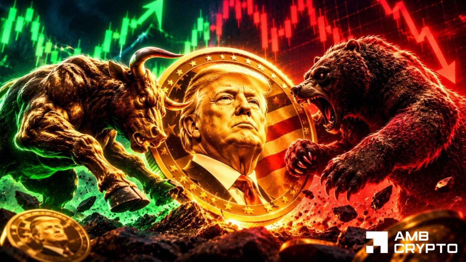 Official Trump Memecoin Surges 10% Amid $13.57M in Liquidations