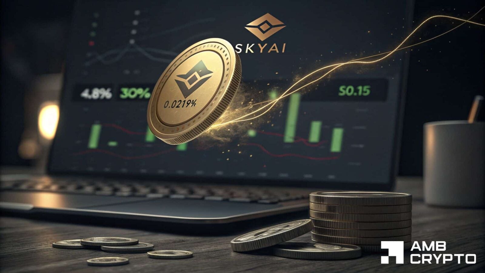 SKYAI explodes 30% as longs pile on - Bulls set $0.15 as the new target