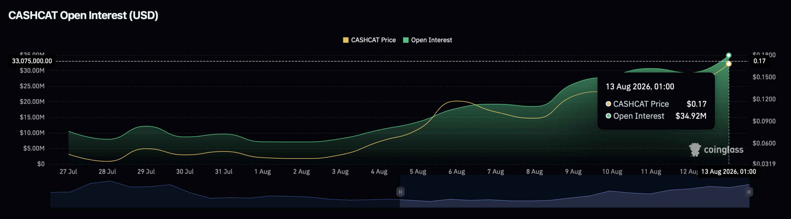 CASHCAT open interest flow 