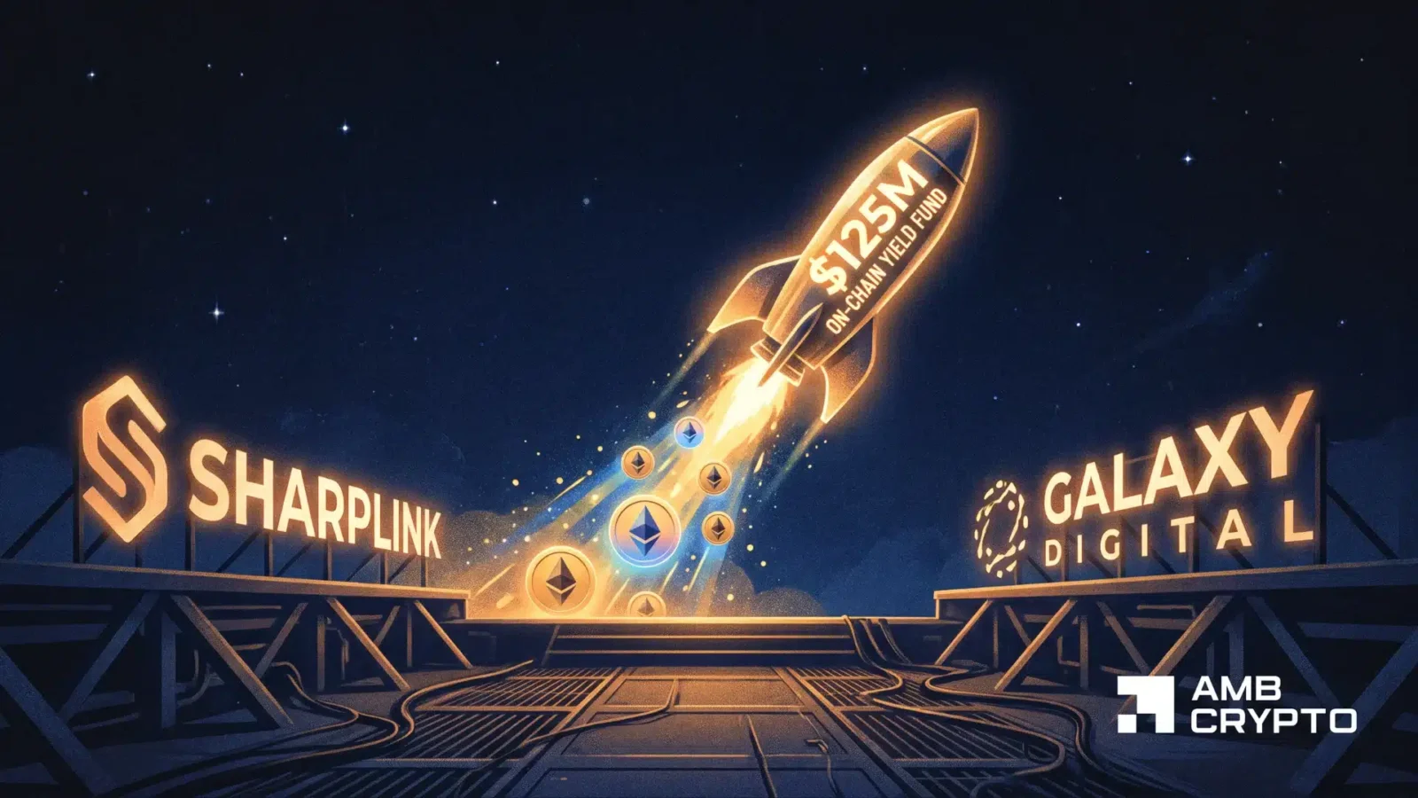 Sharplink and Galaxy Digital Onchain Yield Fund