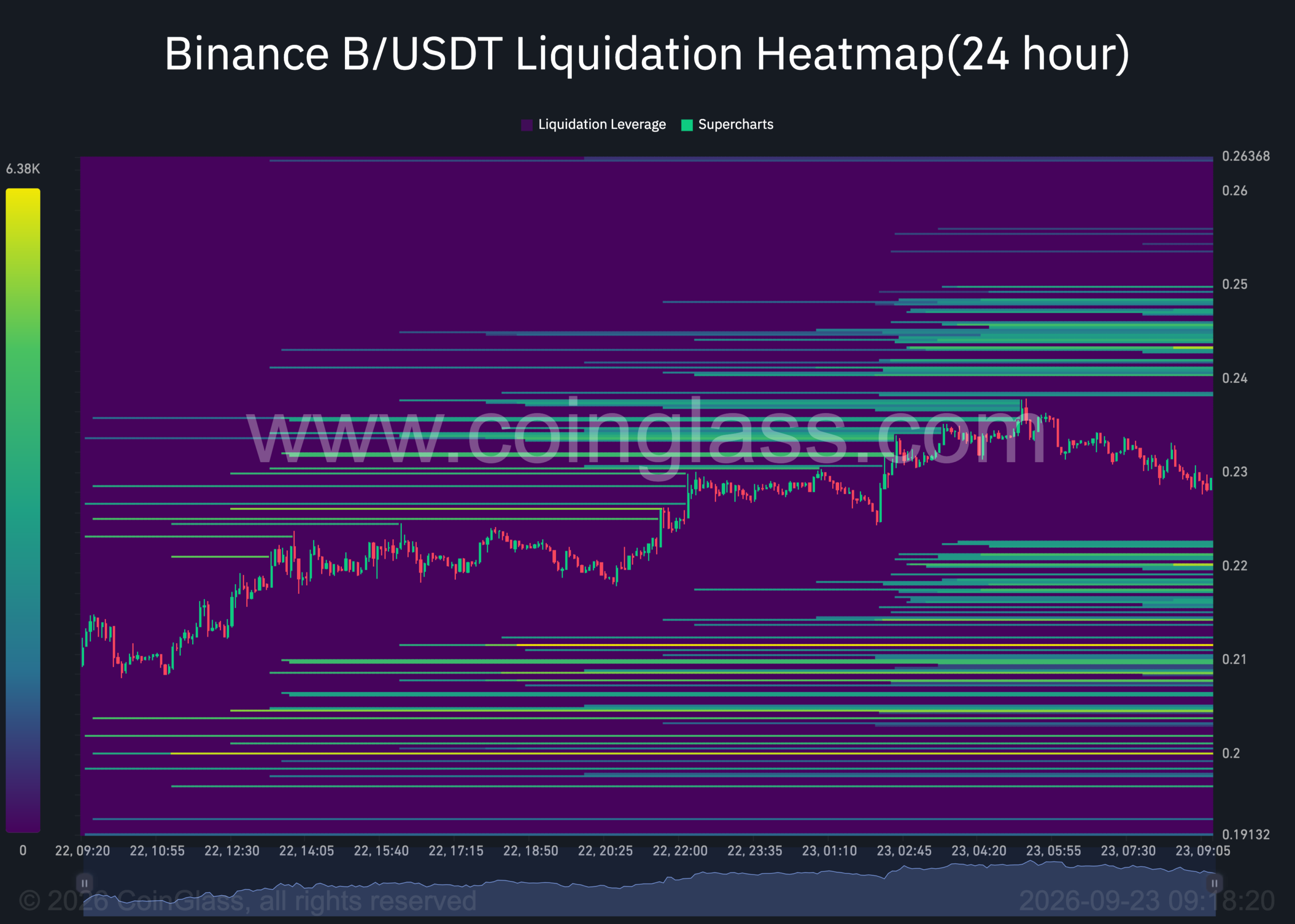 BUILDon Liquidation heatmap.