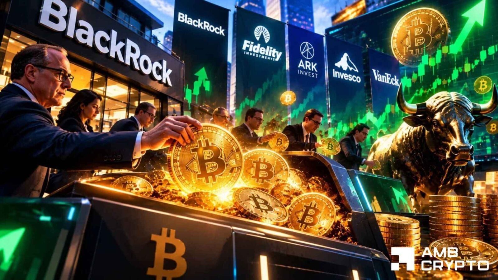 $2,8 млрд в ETF: BlackRock купила 1 970 BTC, но $87K пока недосягаемы