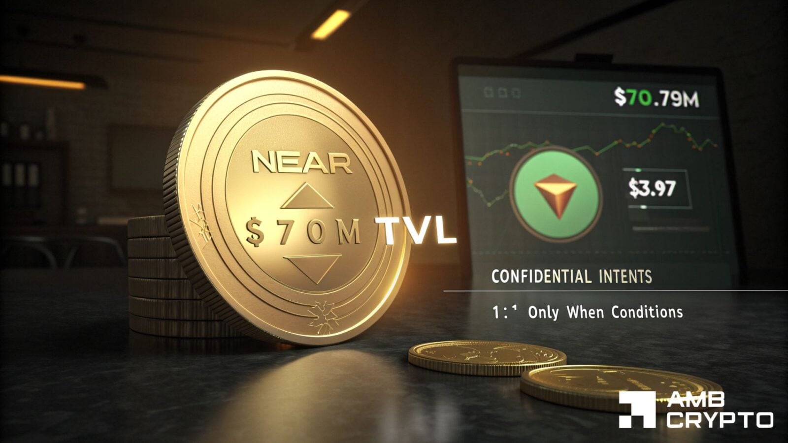 NEAR crypto surges 15% After Intent TVL Hits $70 Million Milestone