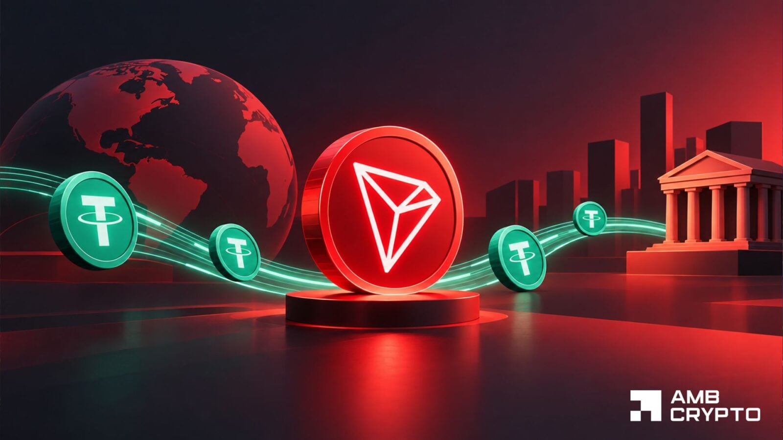 TRON surpasses $30T in volume as USDT drives network growth - Can revenue keep up?
