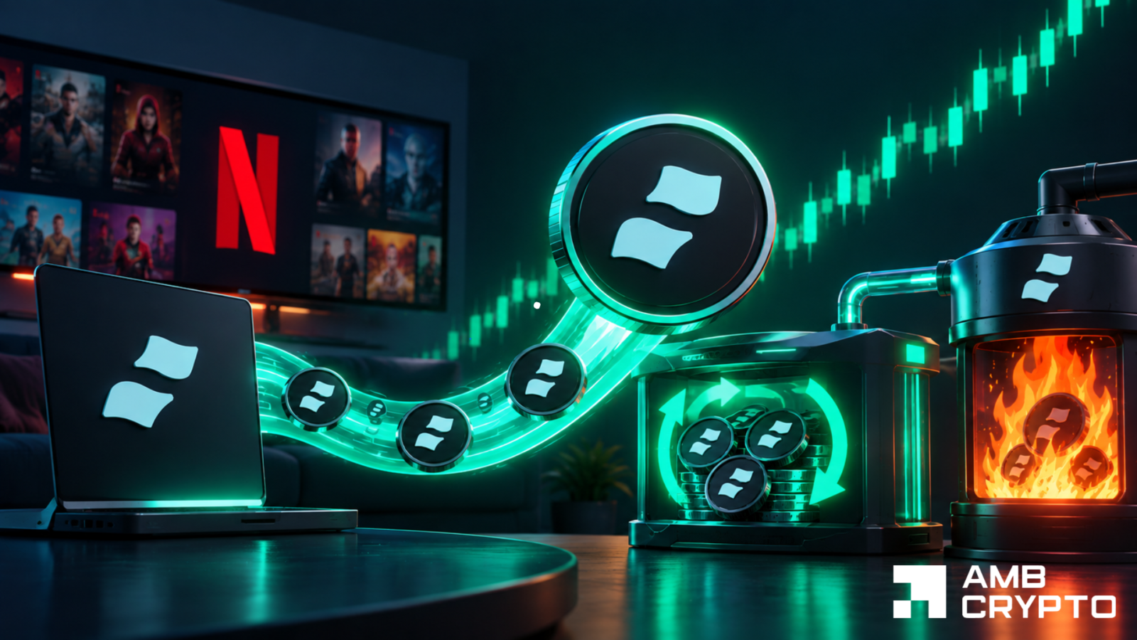STONK 加密货币在与 Netflix 配对后飙升 18% – 为什么 $0.25 现在至关重要