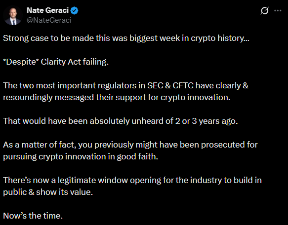 Coinbase CEO Clarity Act