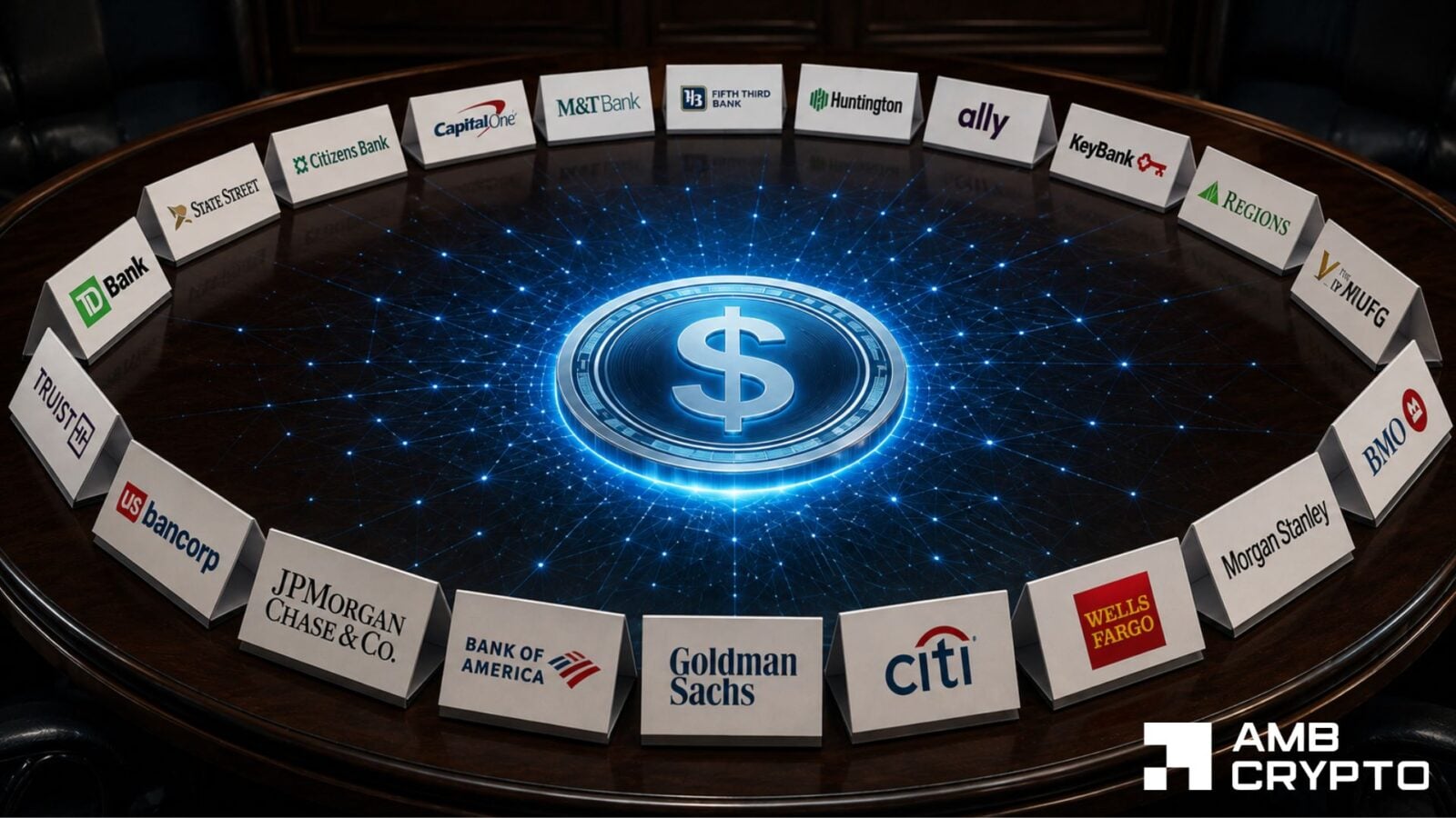 Bank of America, Goldman Sachs lead 21-bank stablecoin push targeting H1 2027 launch 