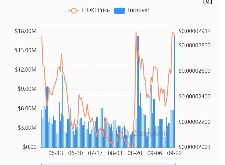 Floki turnover