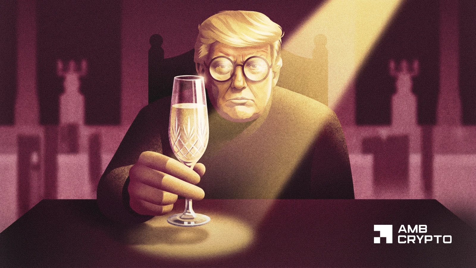 Can President Trump’s crypto dinner spark a breakout on the memecoin’s charts?
