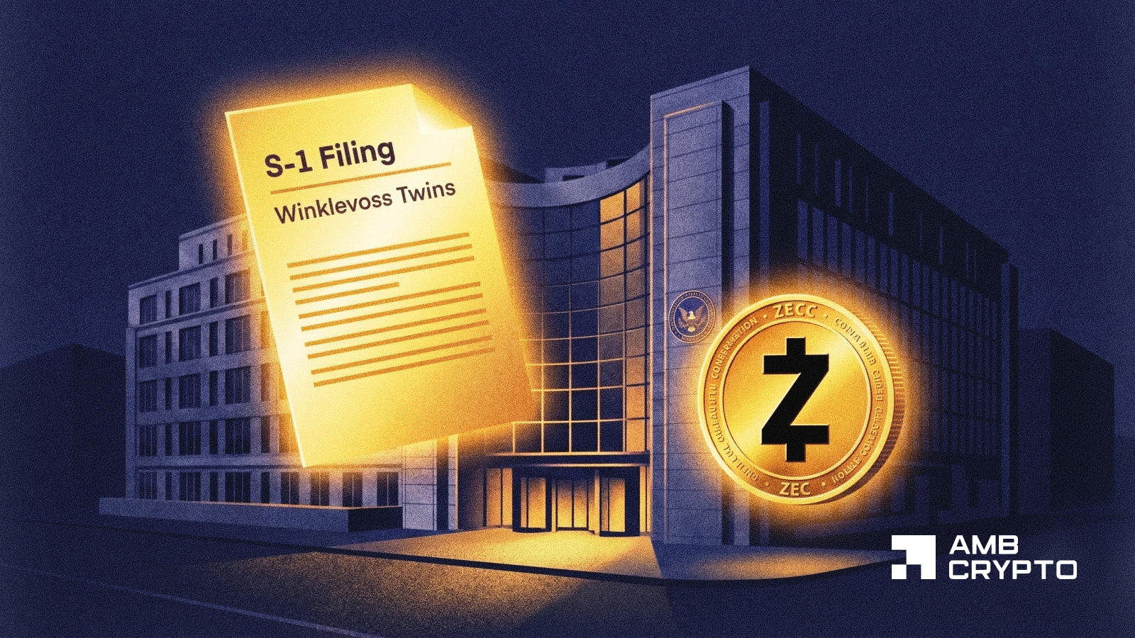 Близнецы Уинклвосс ворвались в гонку Zcash ETF с комиссией 0,25%