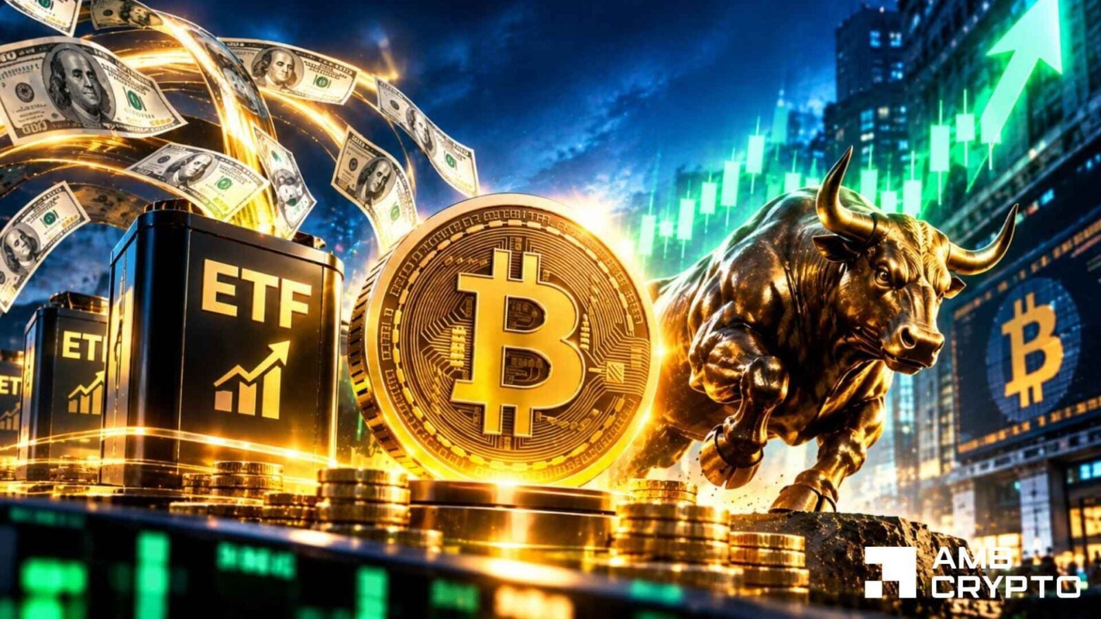Биткоин-ETF развернулись: $102 млн притока и прорыв $85K