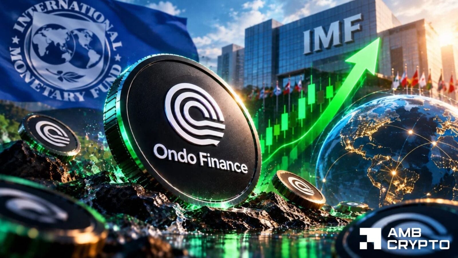 ONDO +8%: рынок токенизированных акций на $1,3 млрд возвращает цель $0,60