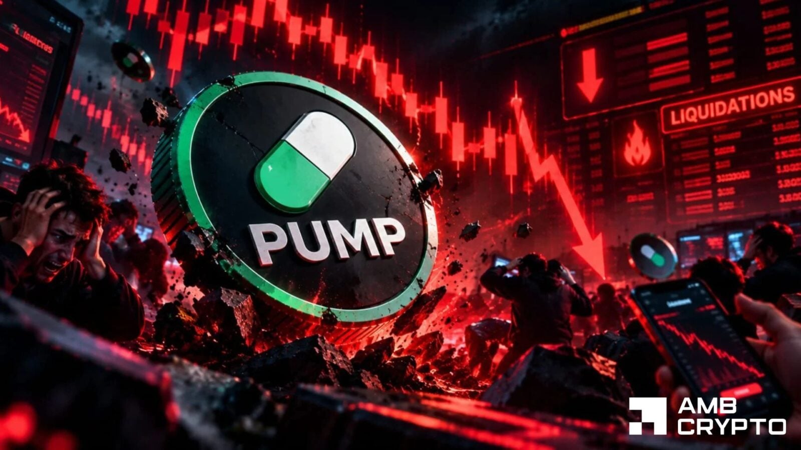 $8,3 млн лонгов PUMP ликвидированы: устоит ли $0,005?