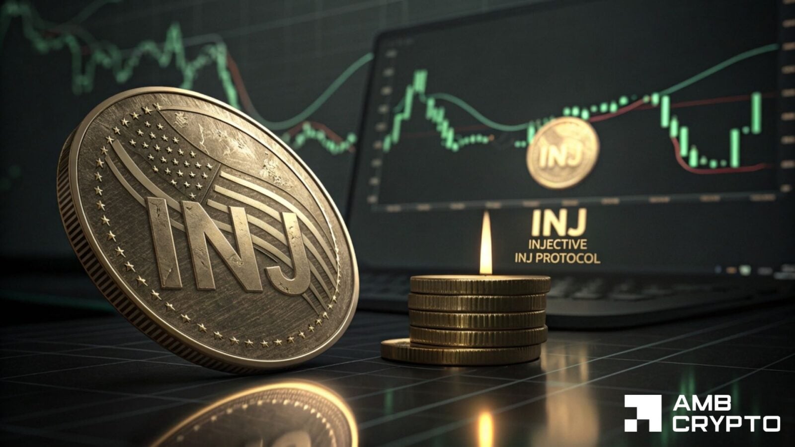 INJ взлетел на 10%: объём $153 млн разогревает прорыв