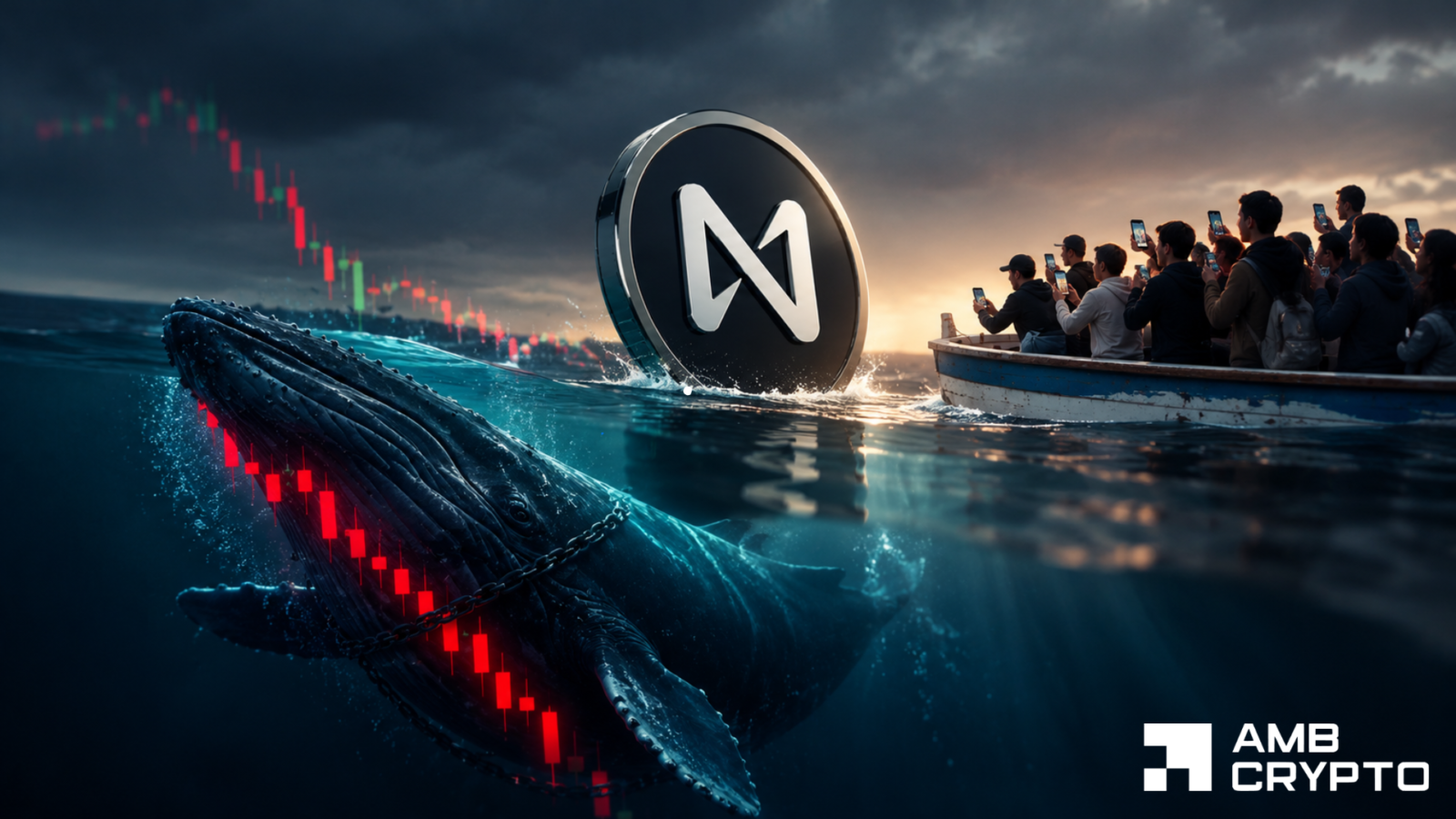 NEAR falls 12% after $2.64M whale liquidation - Will $4.50 hold or break?